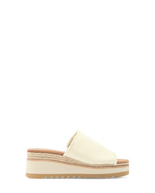 TOMS Natural Gamule Platform Wedge Sandal