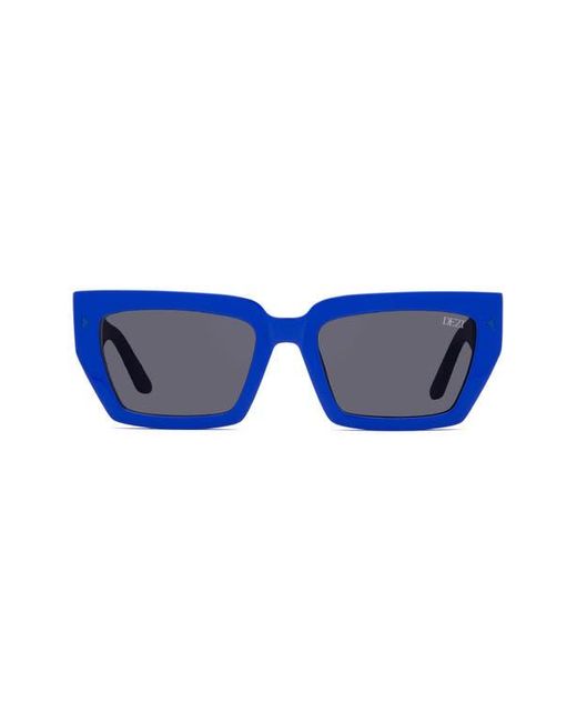 DEZI Blue Switch 55Mm Square Sunglasses