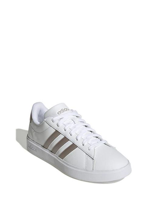 Adidas White Grand Court 2.0 Sneaker