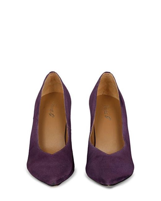 Saint G. Purple Pamina Pointed Toe Pump