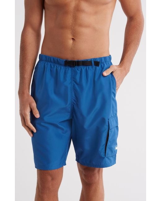 Nike Blue Buckle Volley Shorts for men