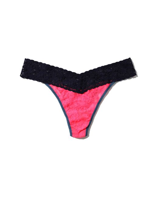 Hanky Panky Red Colorplay Original Lace Thong