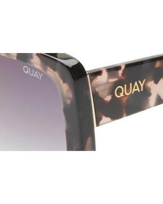Quay Multicolor X Paris Total Vibe 54mm Square Sunglasses
