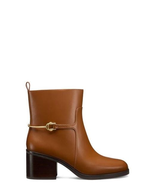 Stuart Weitzman Brown Cecily Leather Bootie