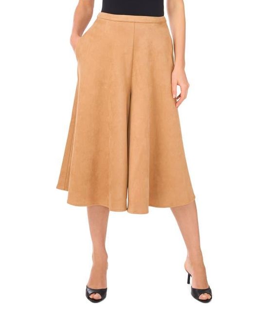 Ted Baker Brown Faux Suede Wide Leg Culottes