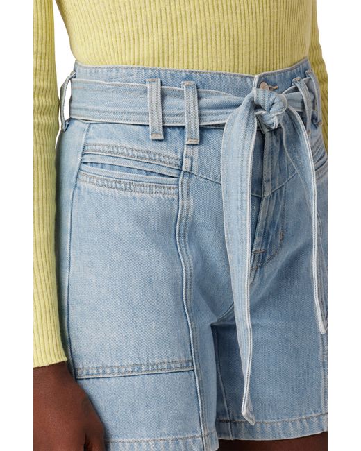 Hudson Blue High Waist Patch Pocket Utility Denim Shorts