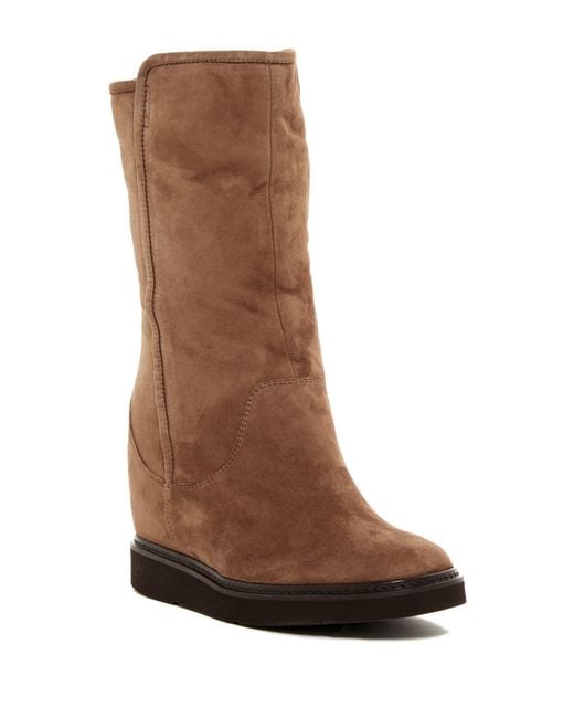 UGG Gisella Hidden Wedge Boot in Brown | Lyst