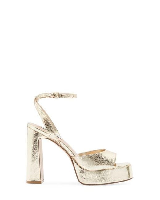 Steve Madden Natural Kymmee Platform Pump