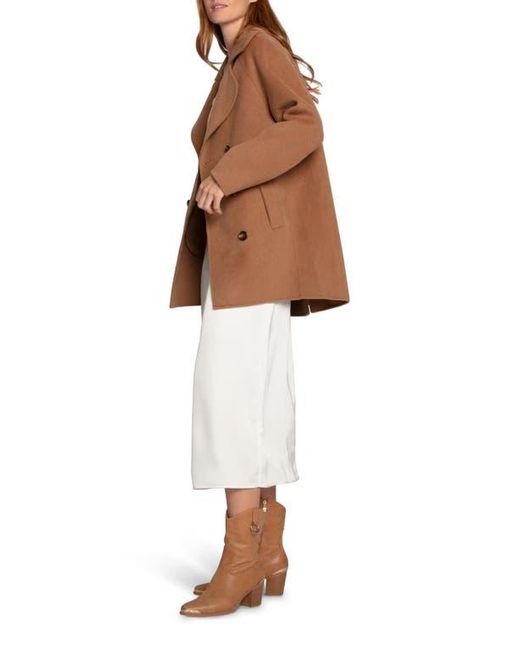 Belle & Bloom White Wanna Be Loved Wool Blend Coat