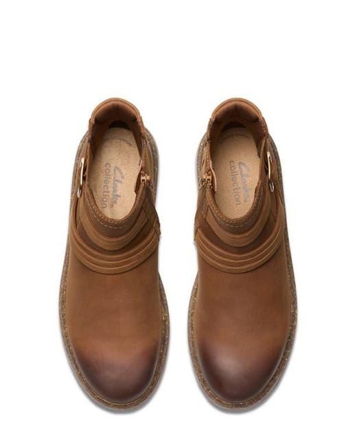 Clarks Brown Noralyn Strap Boot