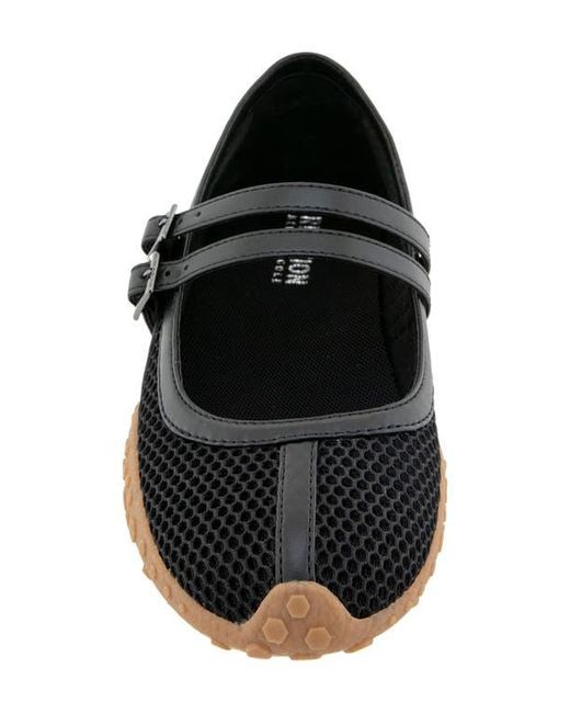 Kenneth Cole Black Violeta Mary Jane Flat