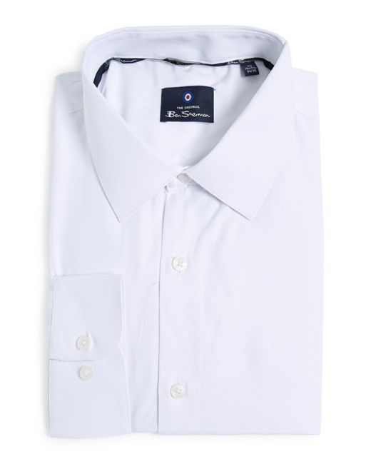 Ben Sherman Blue Slim Fit Button-down Shirt for men