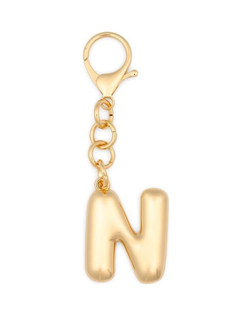 Leith Metallic Bubble Initial Bag Charm