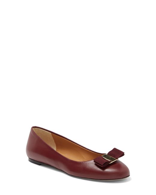 Bruno Magli Mina Flat In Bordo At 