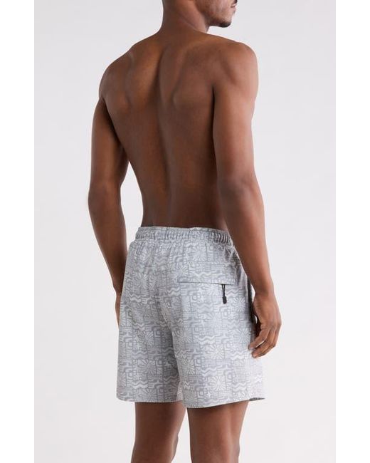 Volcom Blue Lino Swim Trunks for men