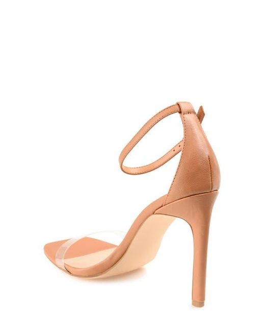 Journee Collection Natural Tru Comfort Foam Lorelei Ankle Strap Stiletto Sandal