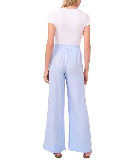 1.STATE Blue Wide Leg Drawstring Pants