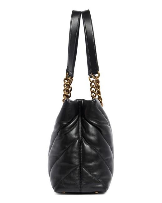 Kurt Geiger Black Soho Quilted Leather Shopper