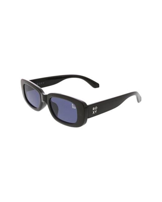 Roxy Blue 53Mm Slim Oval Sunglasses