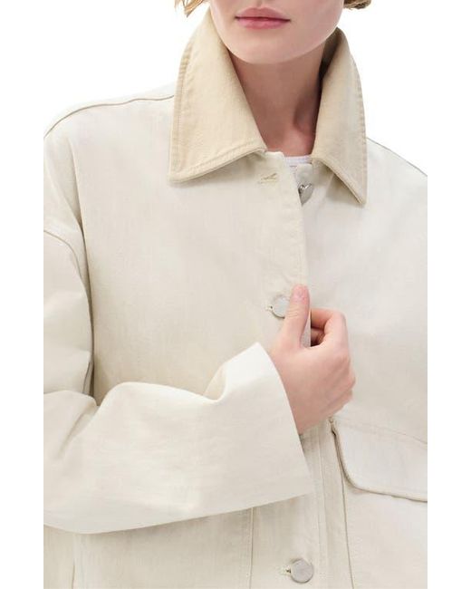 Rag & Bone White Natalia Denim Jacket