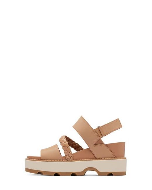 Sorel Natural Joanie Iv Slingback Platform Wedge Sandal