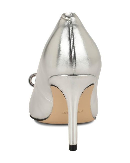 Nine West White Ceryn Pointed Toe Pump