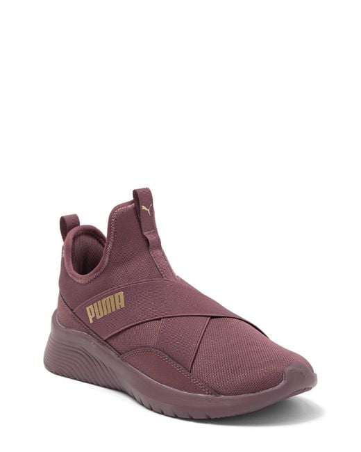 PUMA Radiate Mid Refresh Athletic Sneaker In Dusty Plum- Team Gold At  Nordstrom Rack in Purple | Lyst