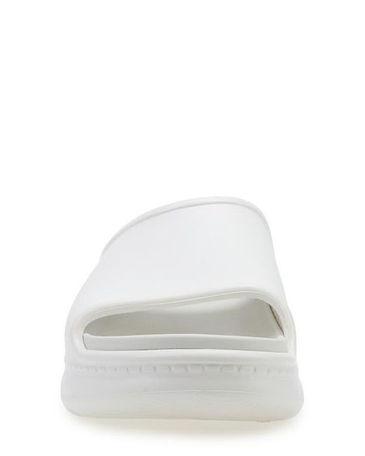 Dansko White Devyn Recovery Slide Sandal