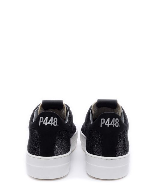 P448 Black Thea Platform Sneaker
