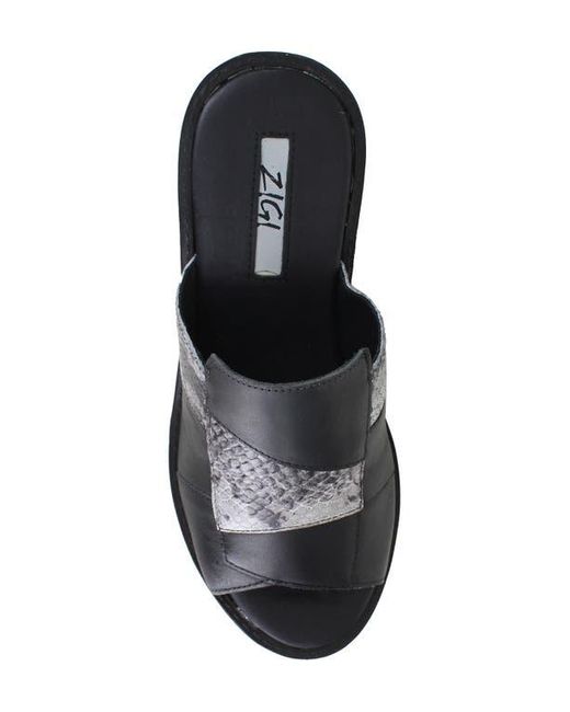 Zigi Black Carla Platform Sandal