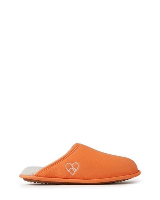 Dearfoams Orange Riley Pride Scuff Slipper for men