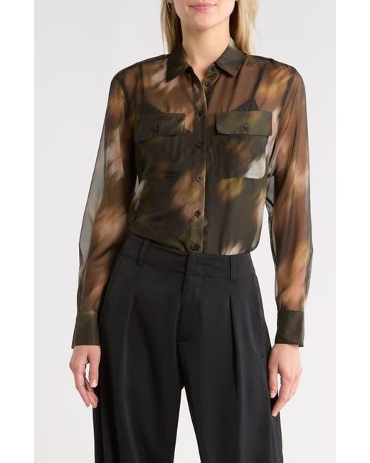 Rag & Bone Black Sonica Button-Up Shirt