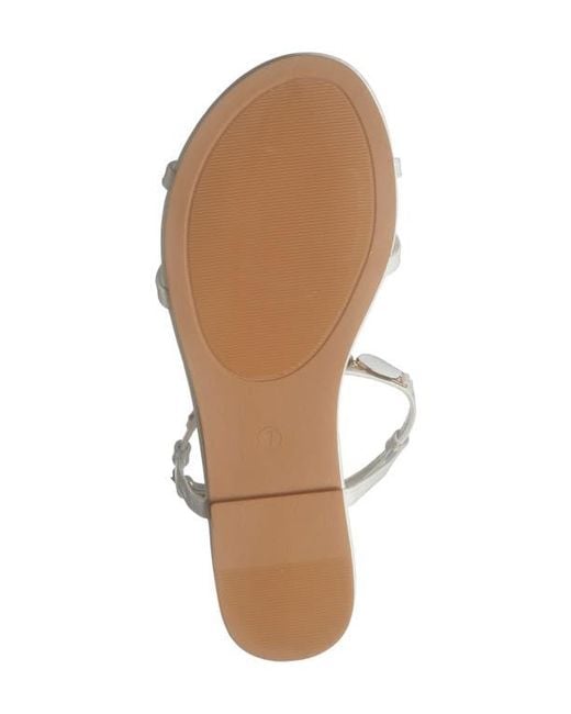 Top Moda White Verne Sandal