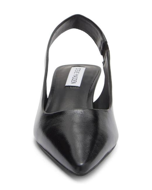 Steve Madden Black Leilany Pointed Toe Slingback Pump