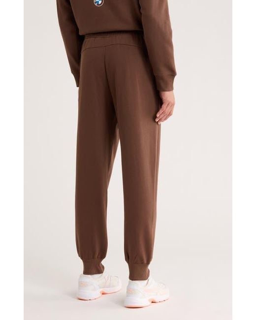 PUMA Brown X Bmw Motorsport Essential Fleece Joggers for men