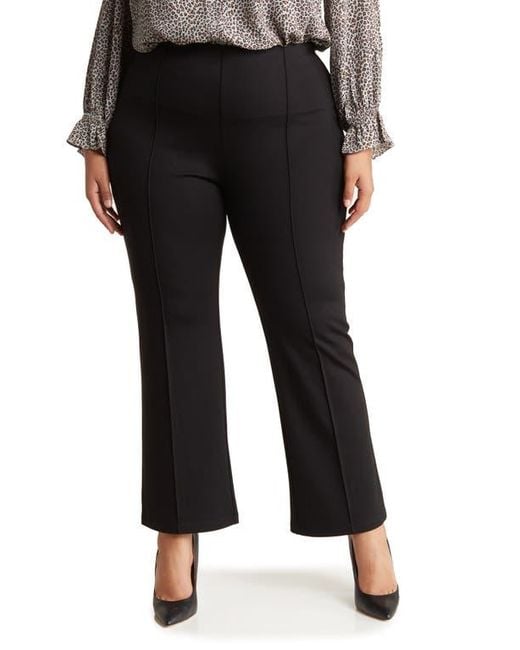 Tahari Black Bootcut Ponte Pants
