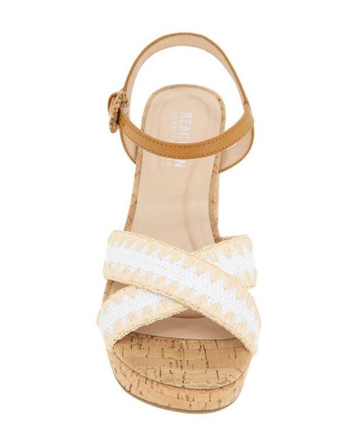 Kenneth Cole Metallic Reeva Platform Sandal