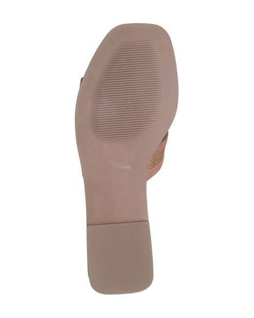 Steven New York Brown Harlien Slide Sandal