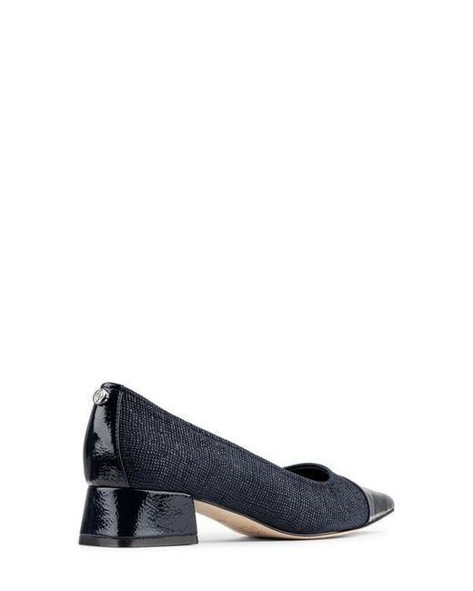Donald J Pliner Blue Cap Toe Pump