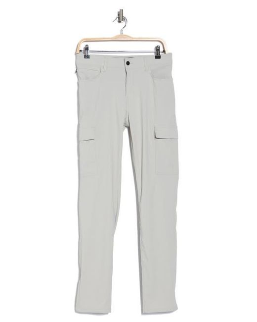 DKNY Gray Essential Tech Cargo Pants for men