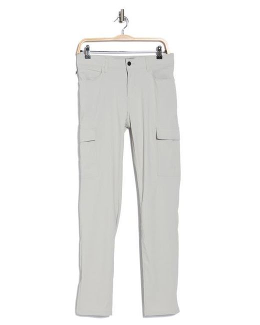 DKNY Gray Essential Tech Cargo Pants for men