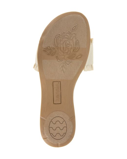 Kensie Natural Bakota Slide Sandal