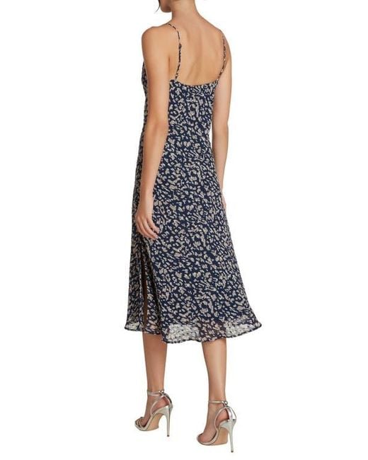Willow Blue Amelie Animal Print Minidress