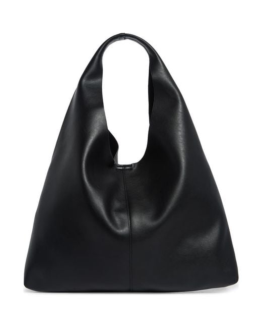 BCBGMAXAZRIA Black Triangle Hobo Bag