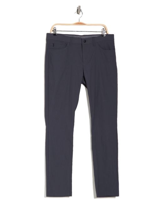 DKNY Blue Essential Tech Stretch Pants for men