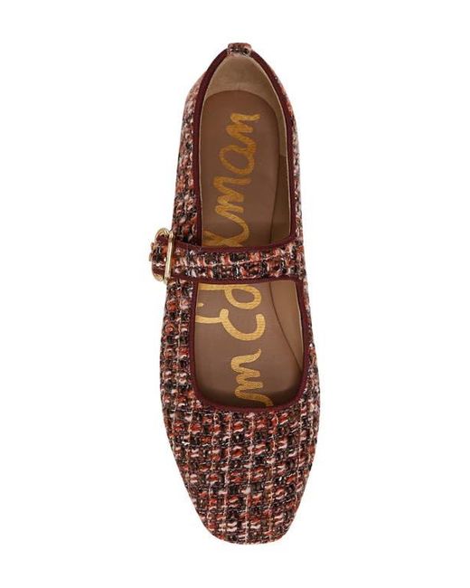 Sam Edelman Brown Michaela Mary Jane Flat