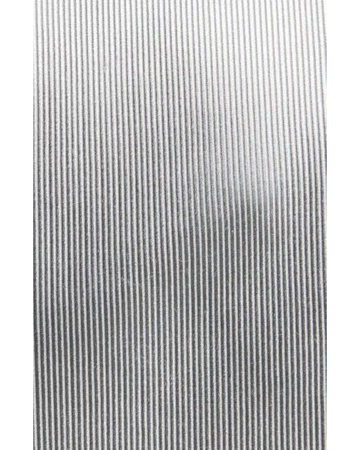 Duchamp Gray Solid Silk Tie for men