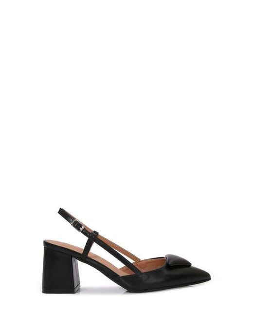 BERNESS Black Slingback Pump