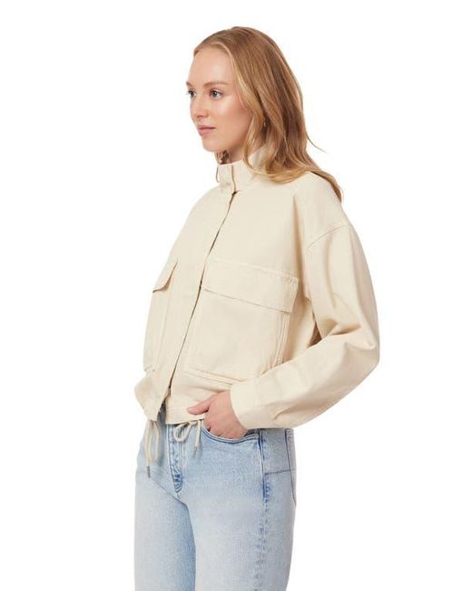 Scotch & Soda Blue Cropped Utility Jacket