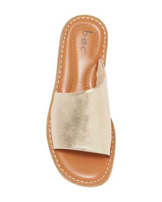B O C BY BØRN White Keely Slide Sandal